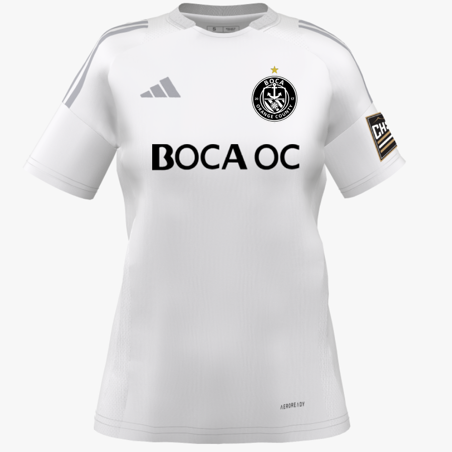 adidas Boca OC Custom Jersey 2024 - White - BOCAOCCUSTOMJSY-ADIDAS by adidas | Available at Niky's Sports