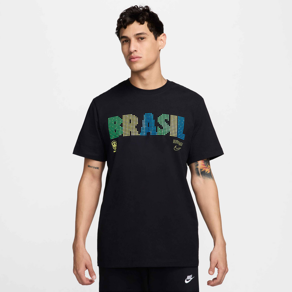 Nike Brazil Men's Lights Tee - FV8987-010-NIKE by Nike | Available at Niky's Sports