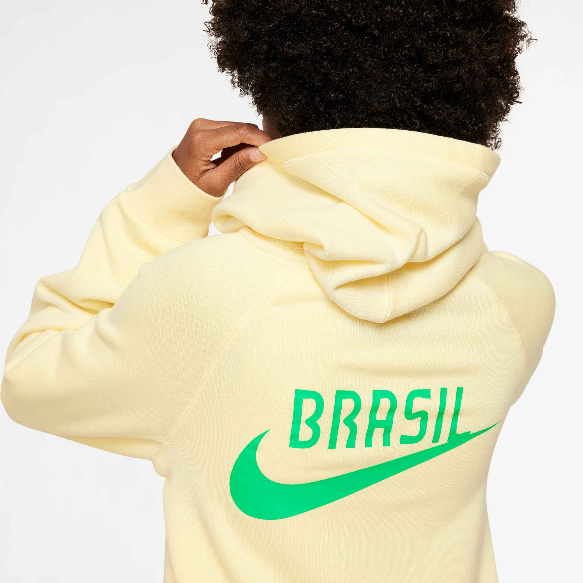Nike Brazil Kids NSW Nike Air Hoodie - FJ8120-744-NIKE by Nike | Available at Niky's Sports