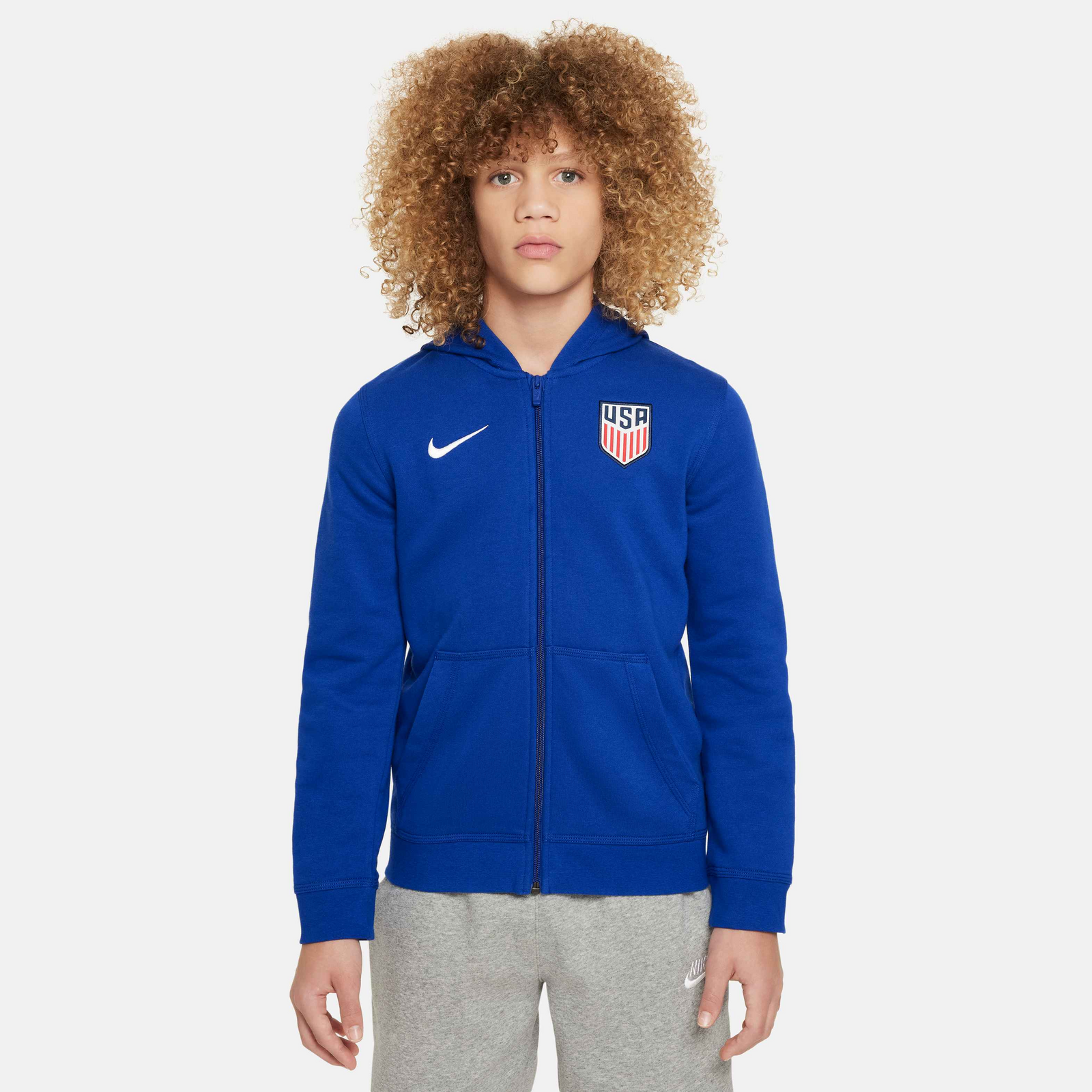 Nike USA NSW Youth Full Zip Hoodie