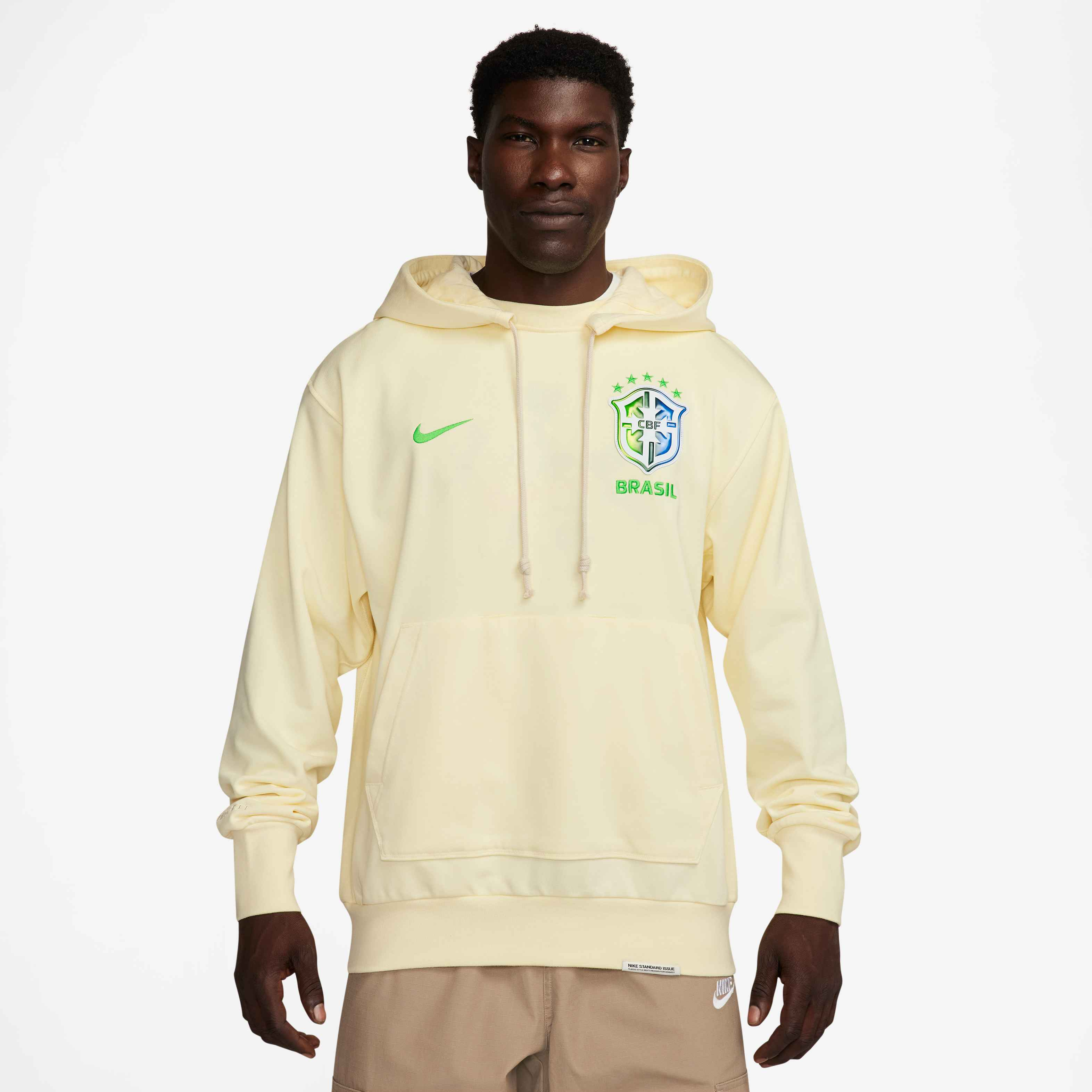 Nike Brazil Mens Stadium Hoodie - FJ7877-744-NIKE by Nike | Available at Niky's Sports