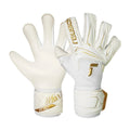 Reusch Attrakt AB1 Duo Goalkeeper Gloves (White/Gold) - 5670001-1130 by Reusch | Available at Niky's Sports