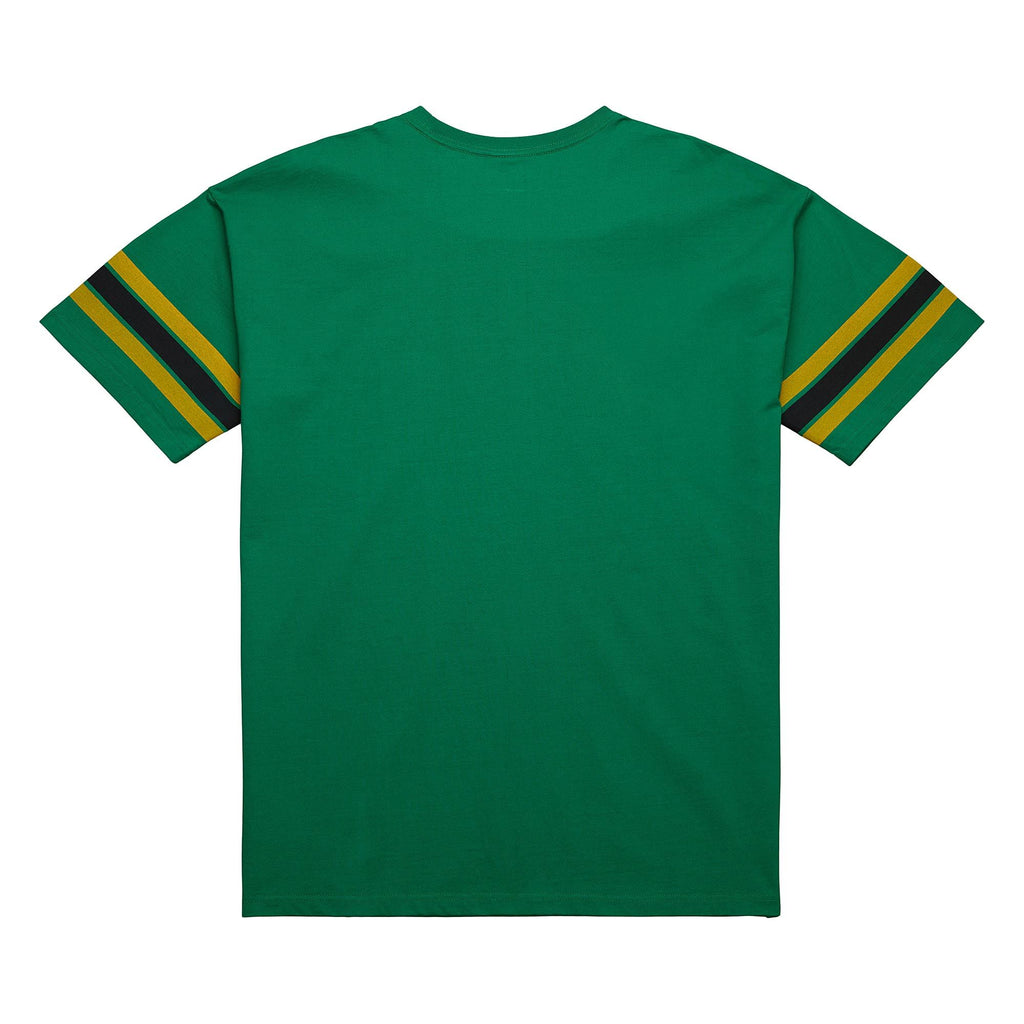 MITCHELL AND NESS LA Galaxy Oversized Vintage Tee - TCRW6624-LAGYYPPPDKG-MITCHELL & NESS by Mitchell & Ness | Available at Niky's Sports