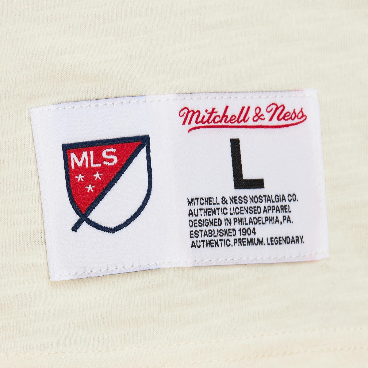 Mitchell and Ness LAFC Legendary Slub Long Sleeve Tee - TCRW7206-LAFYYPPPCRE-MITCHELL & NESS by Mitchell & Ness | Available at Niky's Sports
