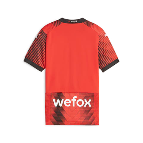 Puma AC Milan Home Youth Replica Jersey 23/24 - 770385-01-PUMA by Puma | Available at Niky's Sports