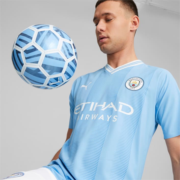 Puma Manchester City Men's Authentic Home Jersey 23/24 - 770437-01-PUMA by Puma | Available at Niky's Sports