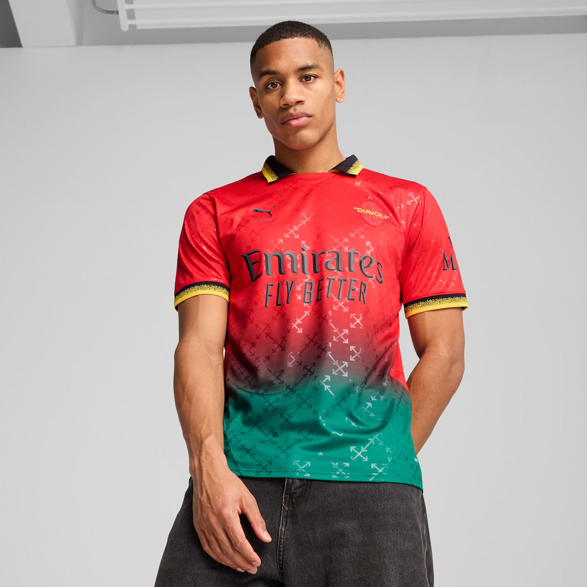 Puma AC MILAN x OFF-WHITE™ Replica Jersey Men&#39;s