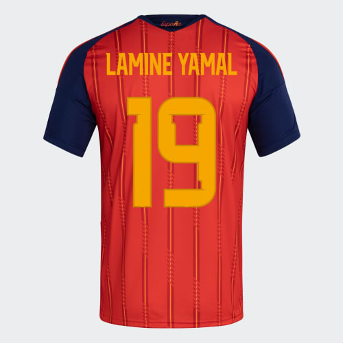 adidas Spain 26 Home Winner Jersey Lamine Yamal in red