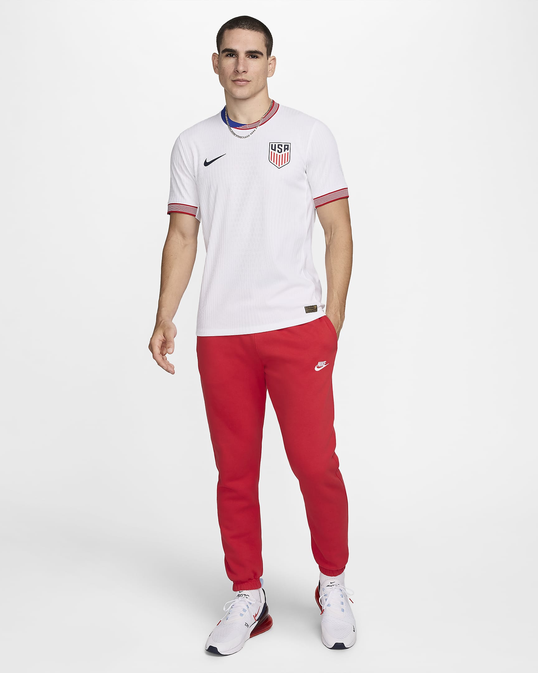 Nike USMNT 2024 Match Home Men's Dri-FIT ADV Soccer Authentic Jersey - FJ4265-100-NIKE by Nike | Available at Niky's Sports