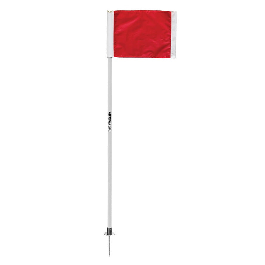 Kwikgoal Official Corner Flag Set Of 4 - 6B504-KWIKGOAL by Kwikgoal | Available at Niky's Sports