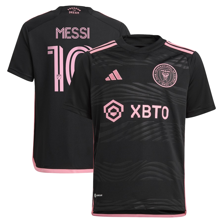 adidas Inter Miami Away Messi Youth Soccer Jersey - JE2009-ADIDAS by adidas | Available at Niky's Sports