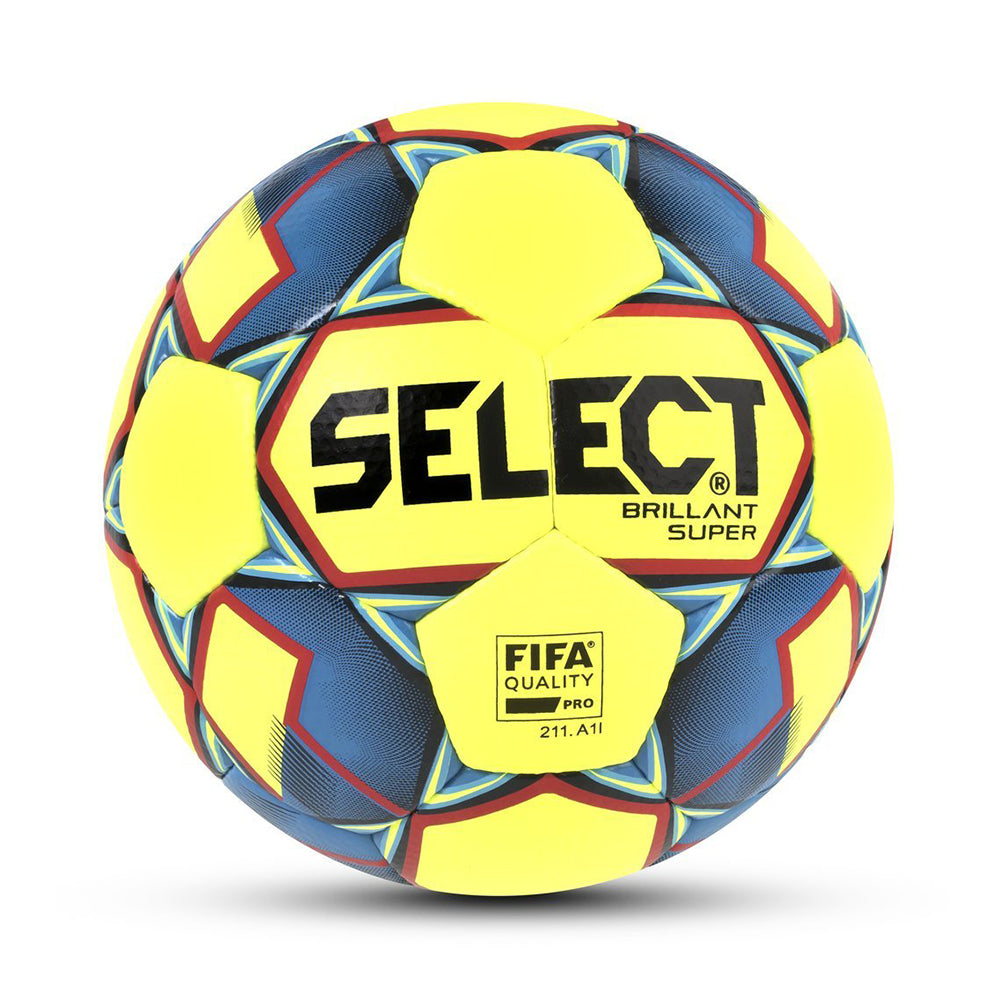 Brillant Super FIFA Soccer Ball Yellow/Blue - 0115901555-SELECT by Select | Available at Niky&#39;s Sports