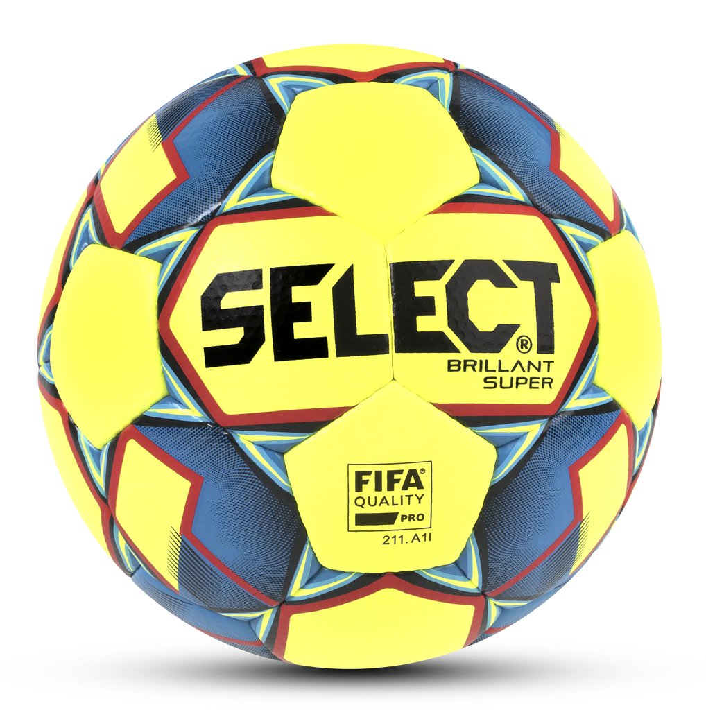 Brillant Super FIFA Soccer Ball Yellow/Blue - 0115901555-SELECT by Select | Available at Niky's Sports