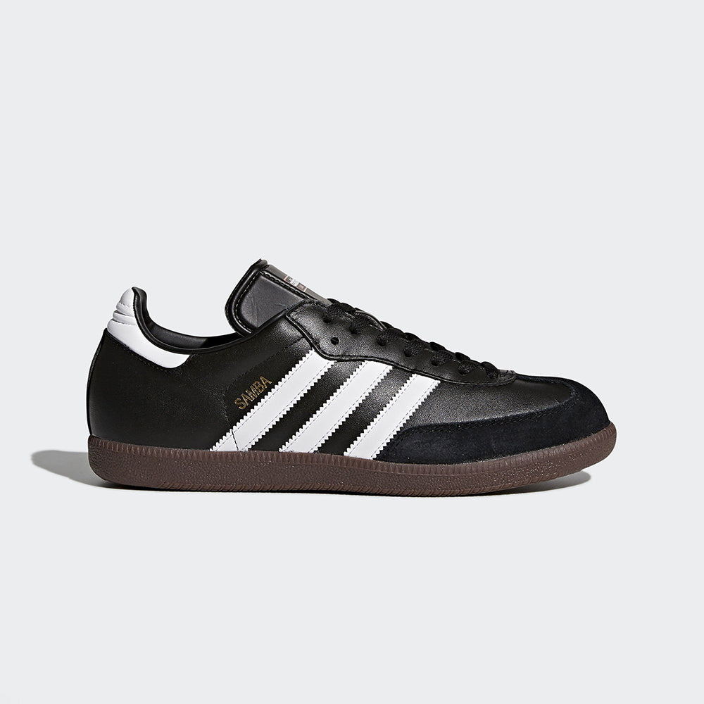 adidas Samba Leather Indoor Shoes Classic - Black/White - 019000-ADIDAS by Adidas | Available at Niky's Sports