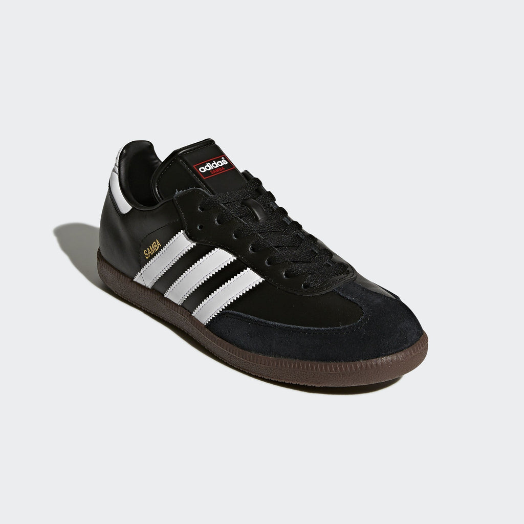 adidas Samba Leather Indoor Shoes Classic - Black/White - 019000-ADIDAS by Adidas | Available at Niky's Sports