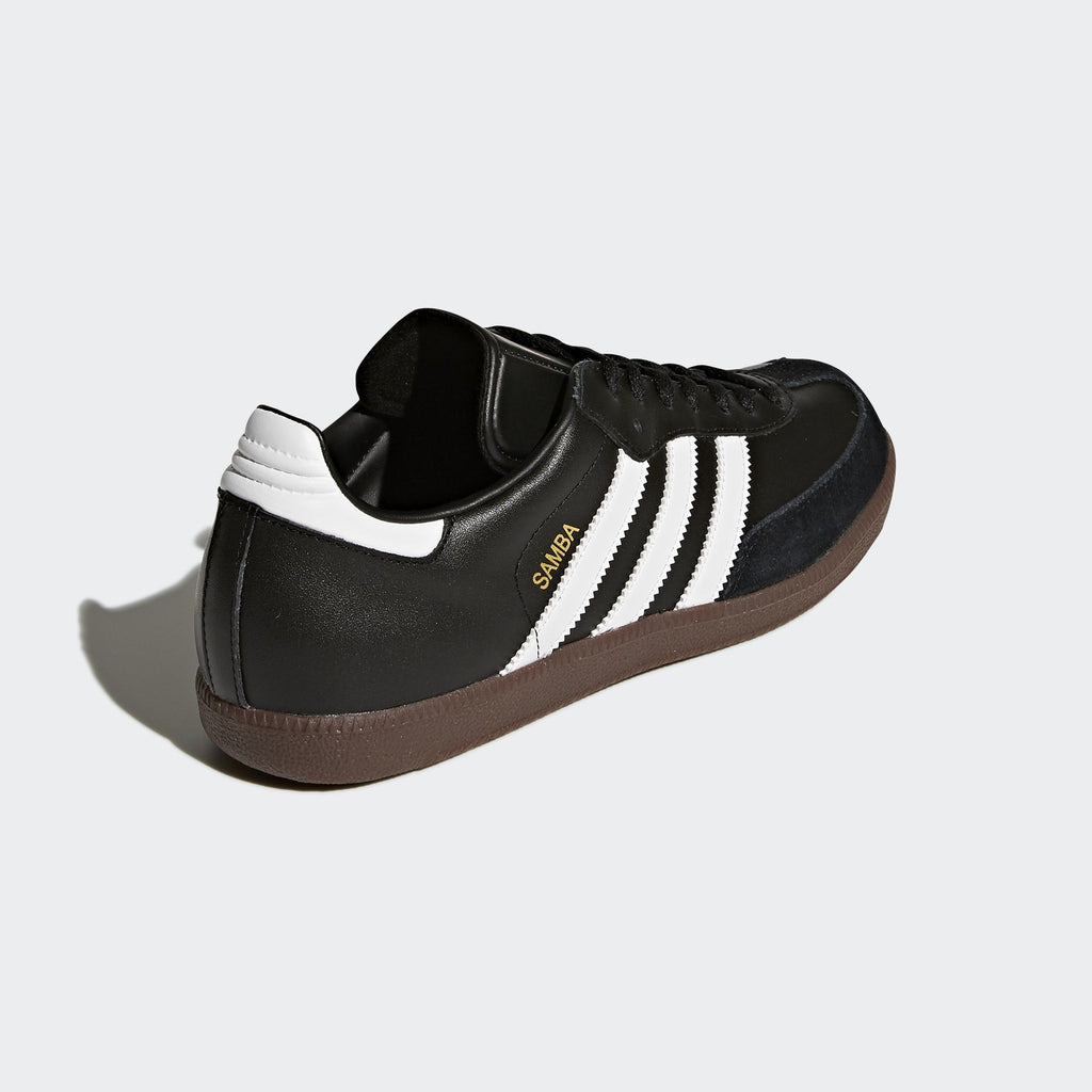 adidas Samba Leather Indoor Shoes Classic - Black/White - 019000-ADIDAS by Adidas | Available at Niky's Sports