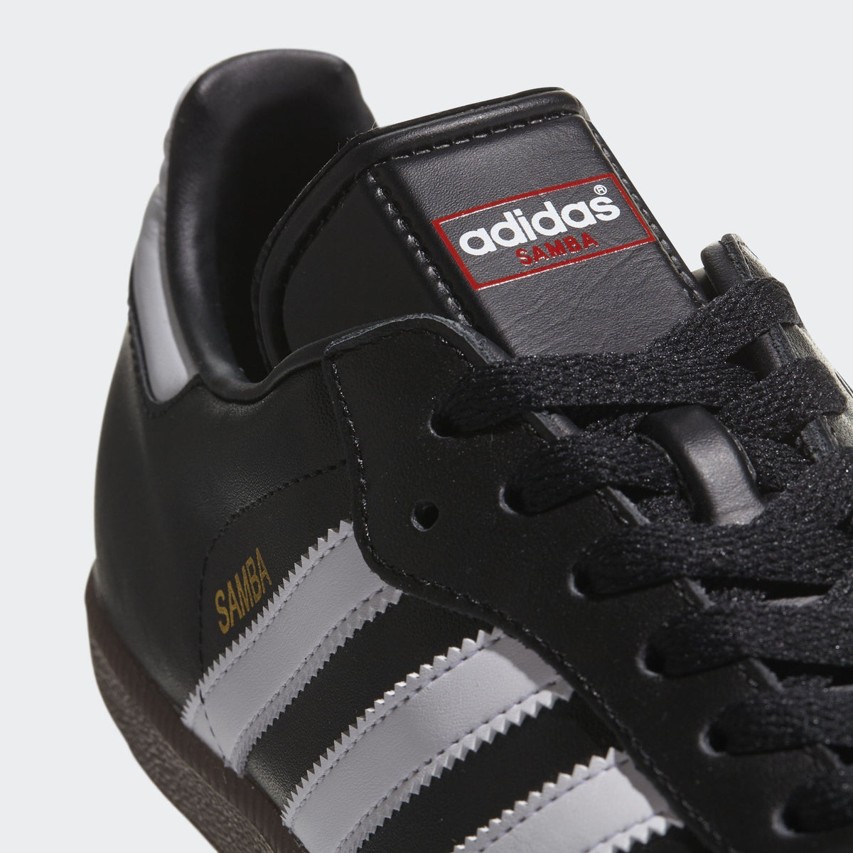 adidas Samba Leather Indoor Shoes Classic - Black/White - 019000-ADIDAS by Adidas | Available at Niky's Sports