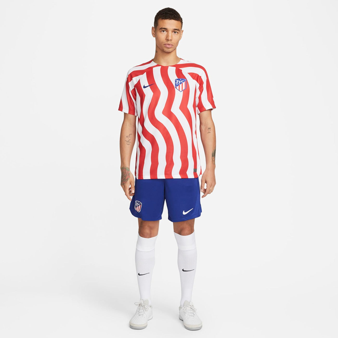 Atlético Madrid 2022/23 Stadium Home Men's Nike Dri-FIT Soccer Jersey - DM1838-101-NIKE by Nike | Available at Niky's Sports
