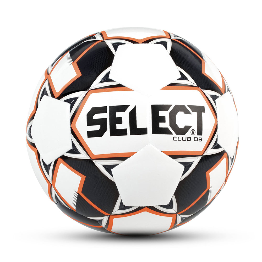 Club DB V2.0 Soccer Ball White/Black/Orange - 0256066873-SELECT by Select | Available at Niky&#39;s Sports