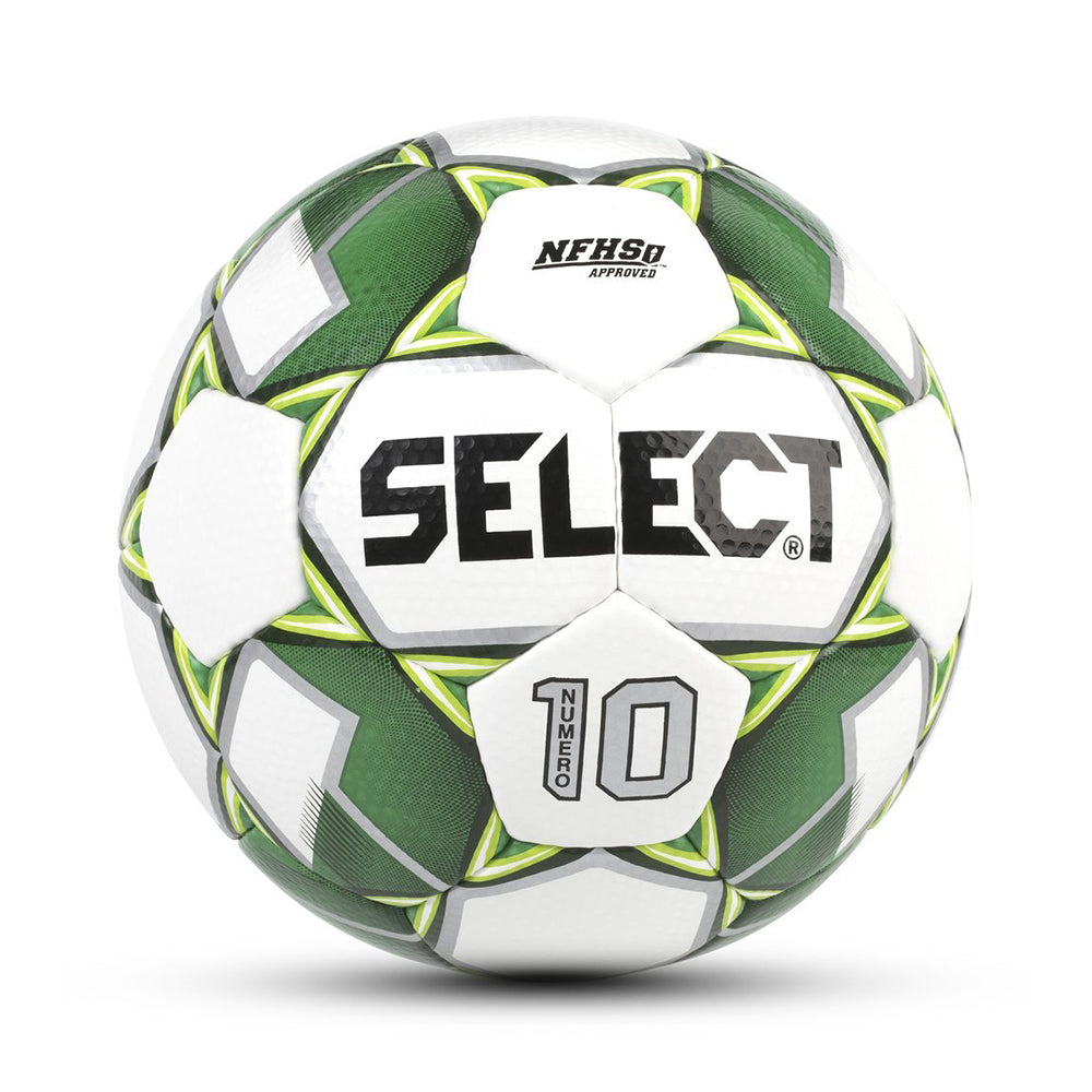 Numero 10 Soccer Ball White/Green - 0275150112-SELECT by Select | Available at Niky's Sports