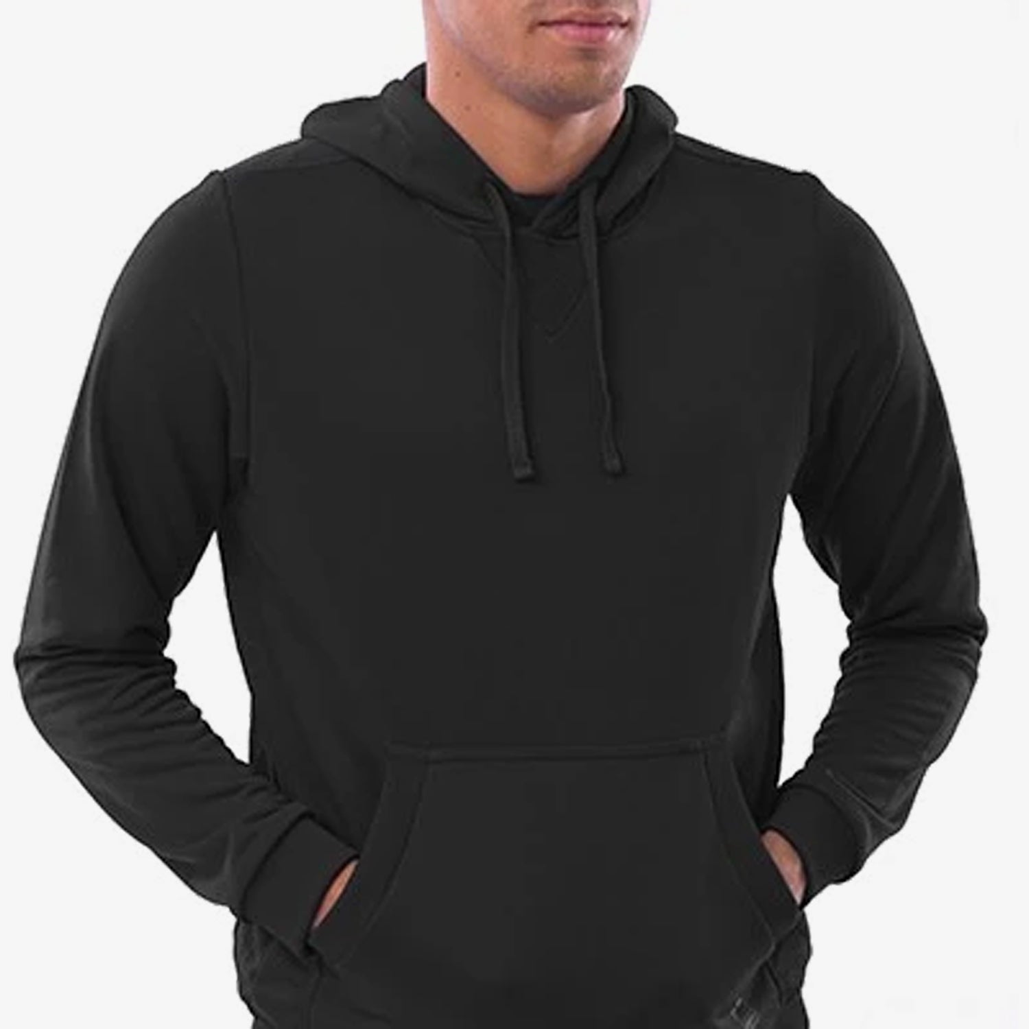 Crew Training Tech Hoodie - Black - 0709-BLBL-ADMIRAL by Admiral | Available at Niky's Sports