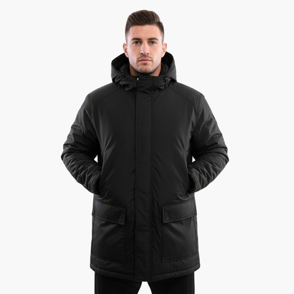 ADMIRAL Rival Padded Stadium Jacket BLACK MENS - 0852-ADMIRAL by Admiral | Available at Niky's Sports