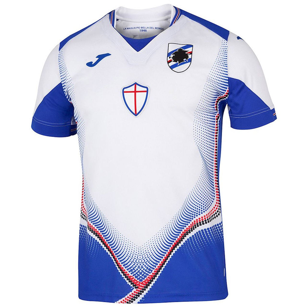 Joma Sampdoria Mens SS Away Shirt 2019/20 - SD.101021V19-JOMA by Joma | Available at Niky's Sports