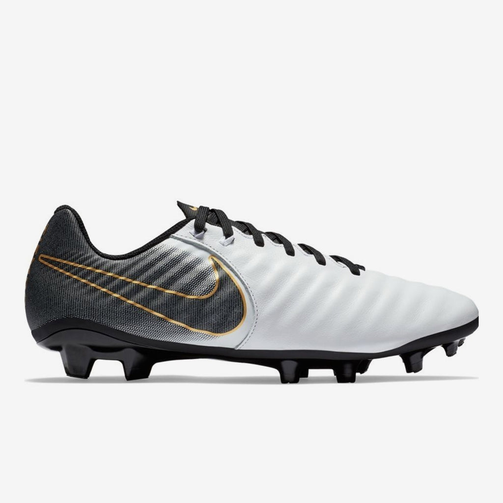 Men's Tiempo Legend 7 Academy MG Soccer Cleats - White/Black - AO2596-100-NIKE by Nike | Available at Niky's Sports