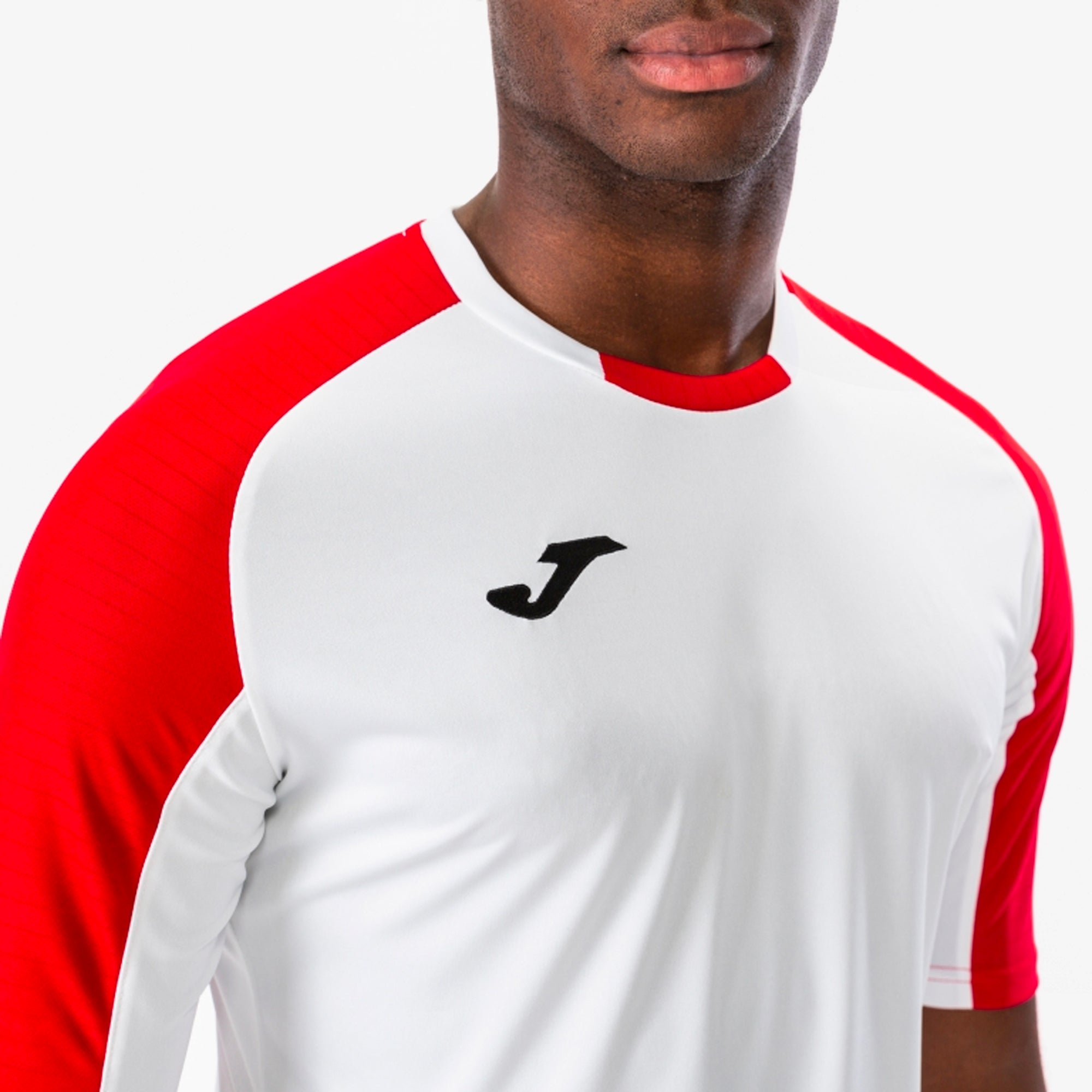 Essential S/S T-Shirt - Red/White - 101105.206-JOMA by Joma | Available at Niky's Sports