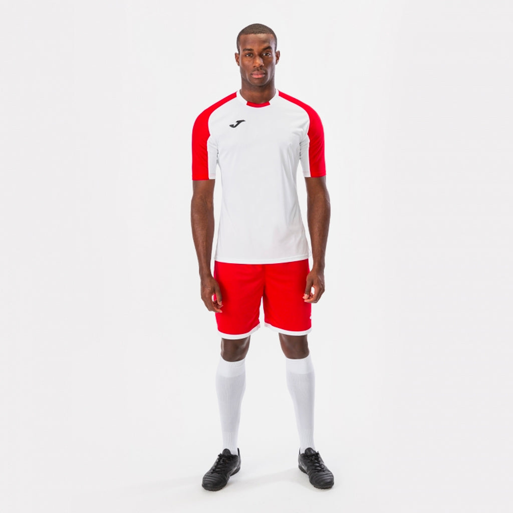 Essential S/S T-Shirt - Red/White - 101105.206-JOMA by Joma | Available at Niky's Sports