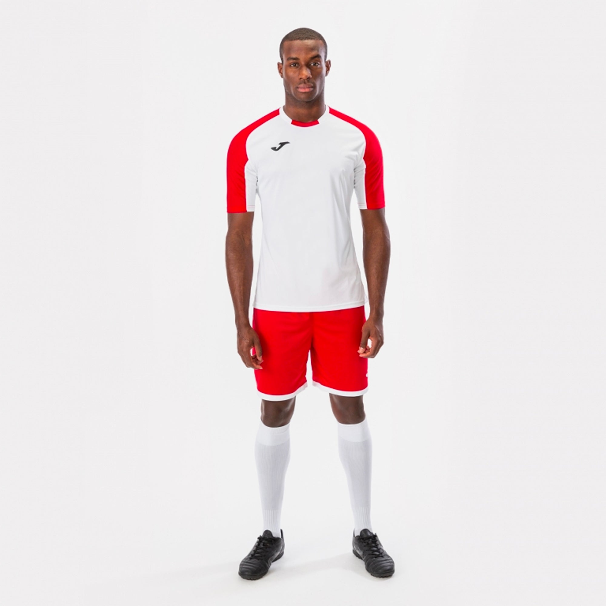 Essential S/S T-Shirt - Red/White - 101105.206-JOMA by Joma | Available at Niky's Sports