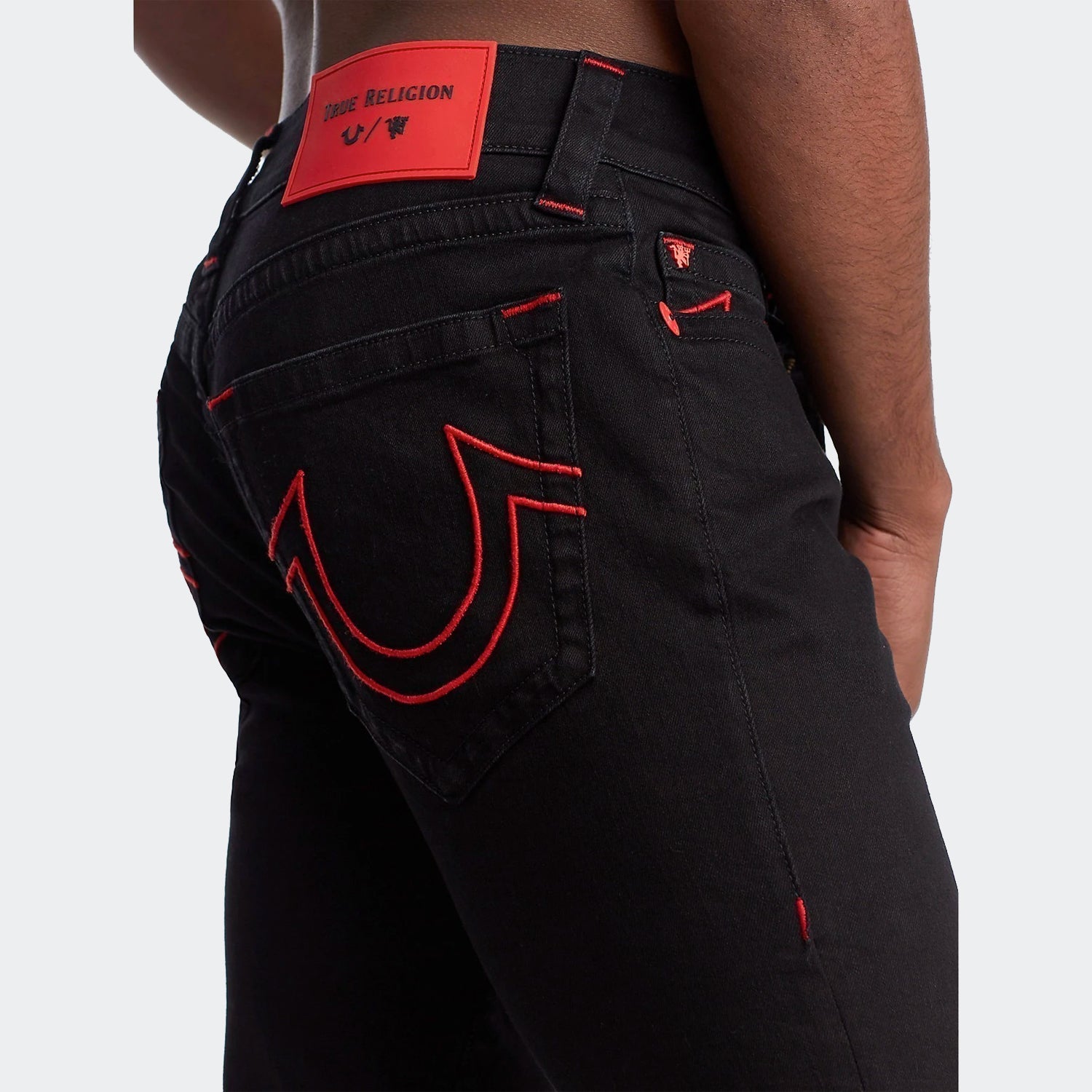 Men's Manchester United 32 Inseam Rocco Skinny Jeans - 101644S-TRUE RELIGION by True Religion | Available at Niky's Sports
