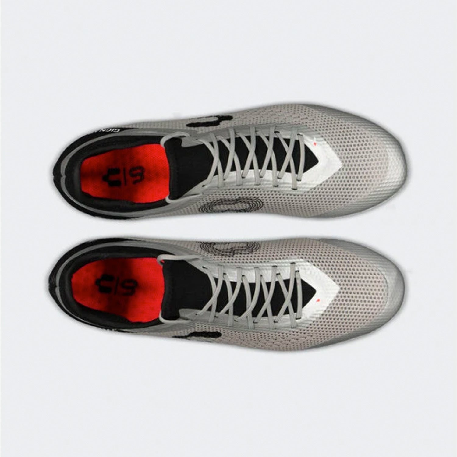 PFX Gignac FirmGround Soccer Cleats - Silver