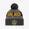 LA Galaxy Pom Knit Beanie - 11916050-NEW ERA by New Era | Available at Niky's Sports
