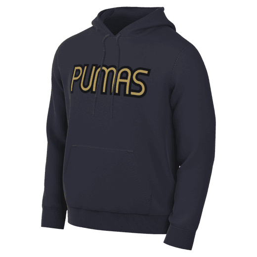 Pumas UNAM Men's French Terry Soccer Hoodie - DJ9672-430-NIKE by Nike | Available at Niky's Sports