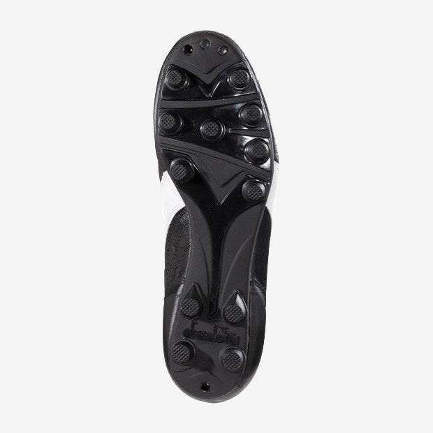 Brasil Italy OG MD PU Soccer Cleats - Black/White - 170852-C641-DIADORA by Diadora | Available at Niky's Sports
