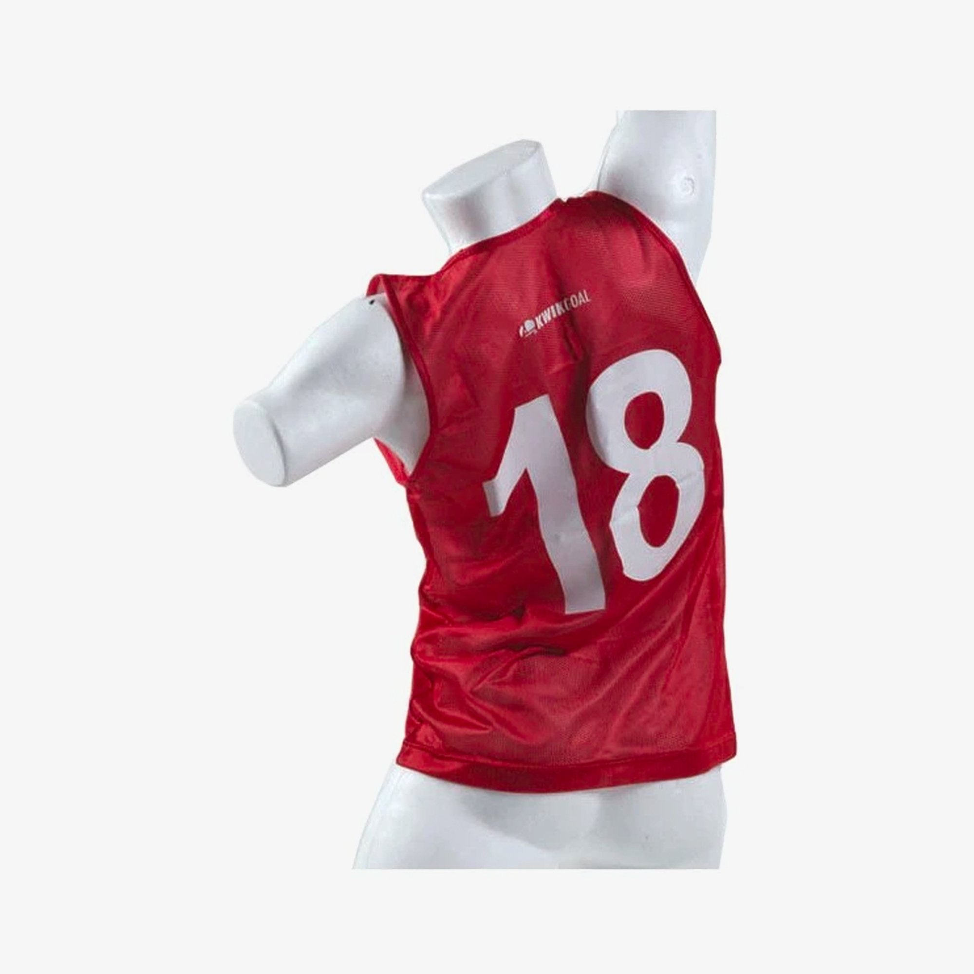 Numbered Vest Red Adult