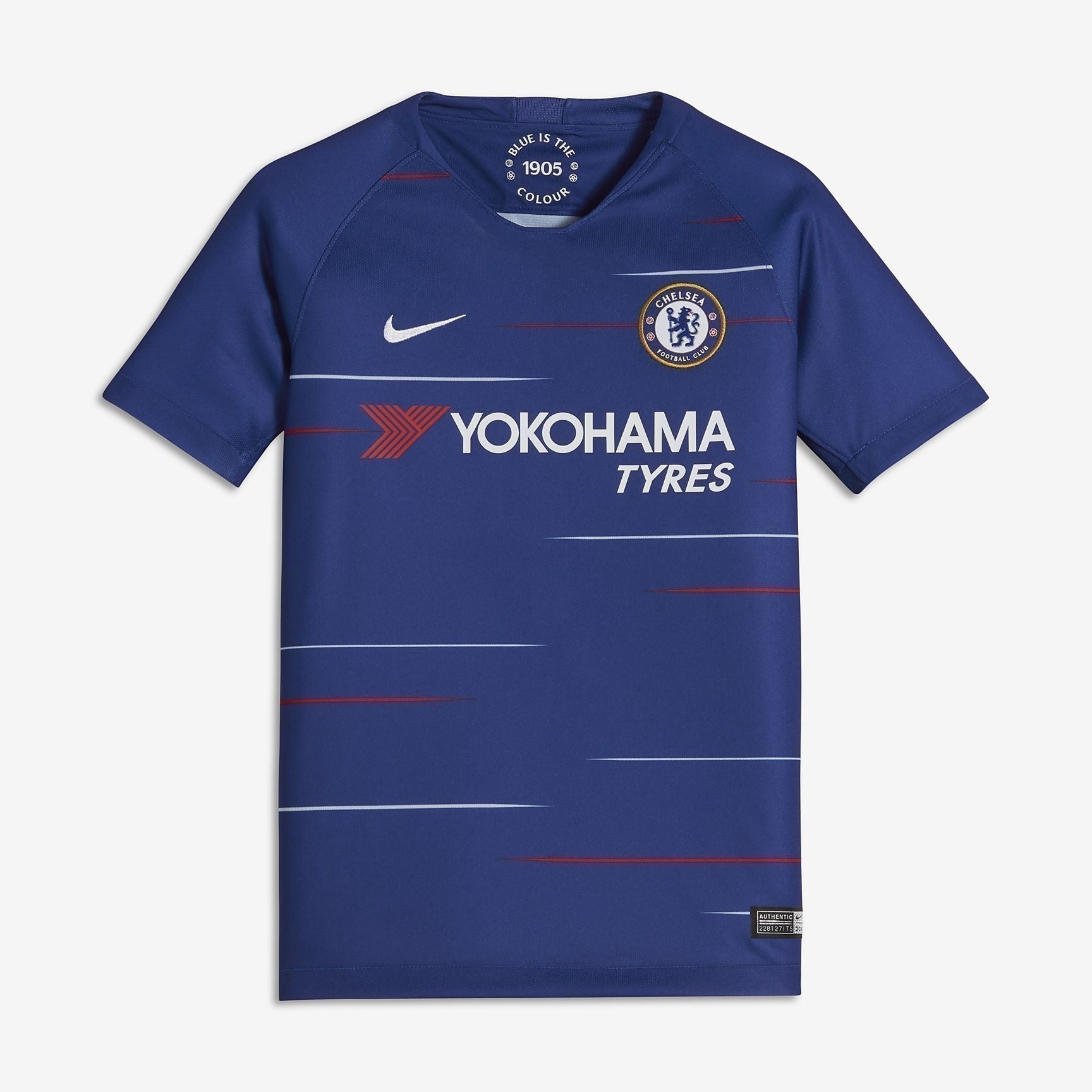 Kid's Chelsea FC Home Jersey 18/19 Soccer Jersey - Rush Blue/White - 919252-496-NIKE by Nike | Available at Niky's Sports