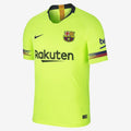 Men's FC Barcelona 18/19 Vapor Match Away Jersey - Volt/Deep Royal Blue - 918912-702-NIKE by Nike | Available at Niky's Sports