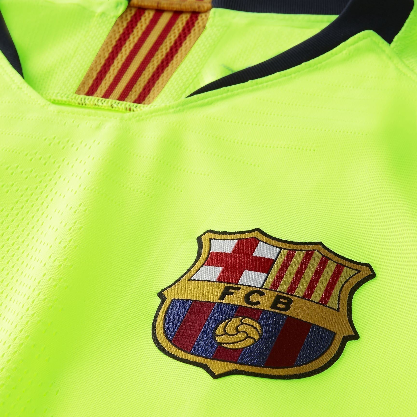 Men's FC Barcelona 18/19 Vapor Match Away Jersey - Volt/Deep Royal Blue - 918912-702-NIKE by Nike | Available at Niky's Sports