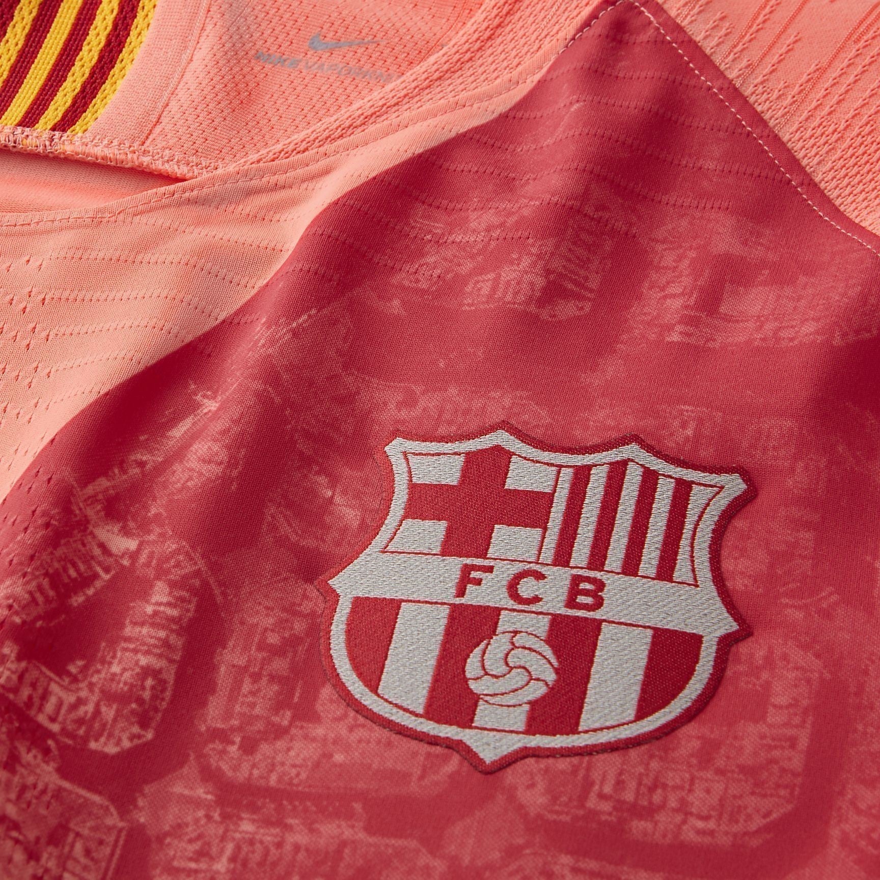 Men's FC Barcelona 18/19 Third Jersey - Light Atomic Pink/Silver - 918911-694-NIKE by Nike | Available at Niky's Sports