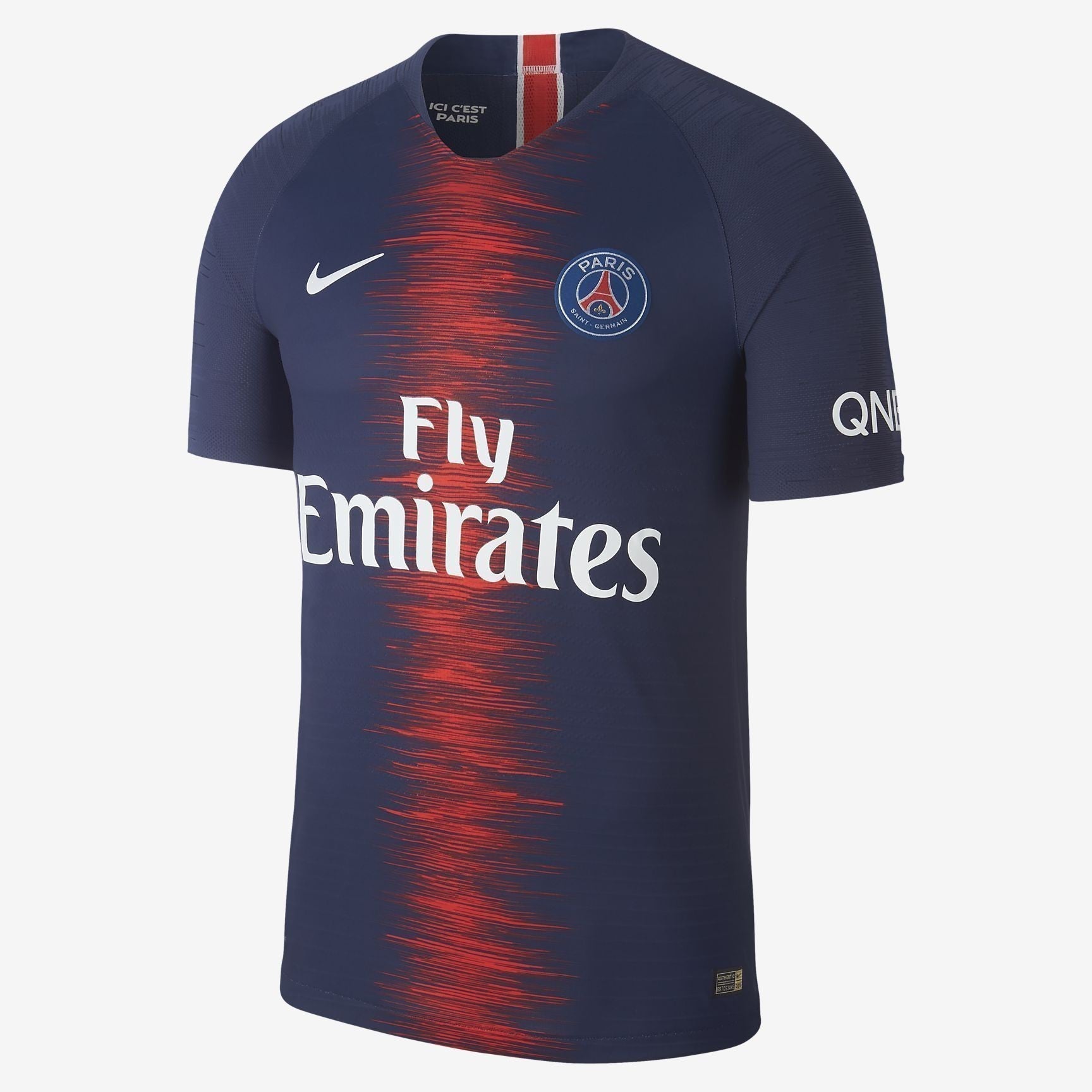 Men's Paris Saint-Germain 18/19 Home Authentic Jersey - Navy/White - 894419-411-NIKE by Nike | Available at Niky's Sports