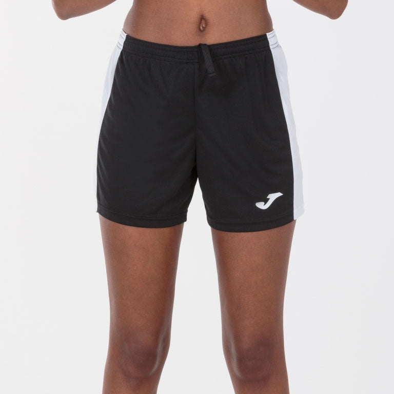 Joma Maxi Women&#39;s Soccer Short - Black/White - 901142.102-JOMA by Joma | Available at Niky&#39;s Sports