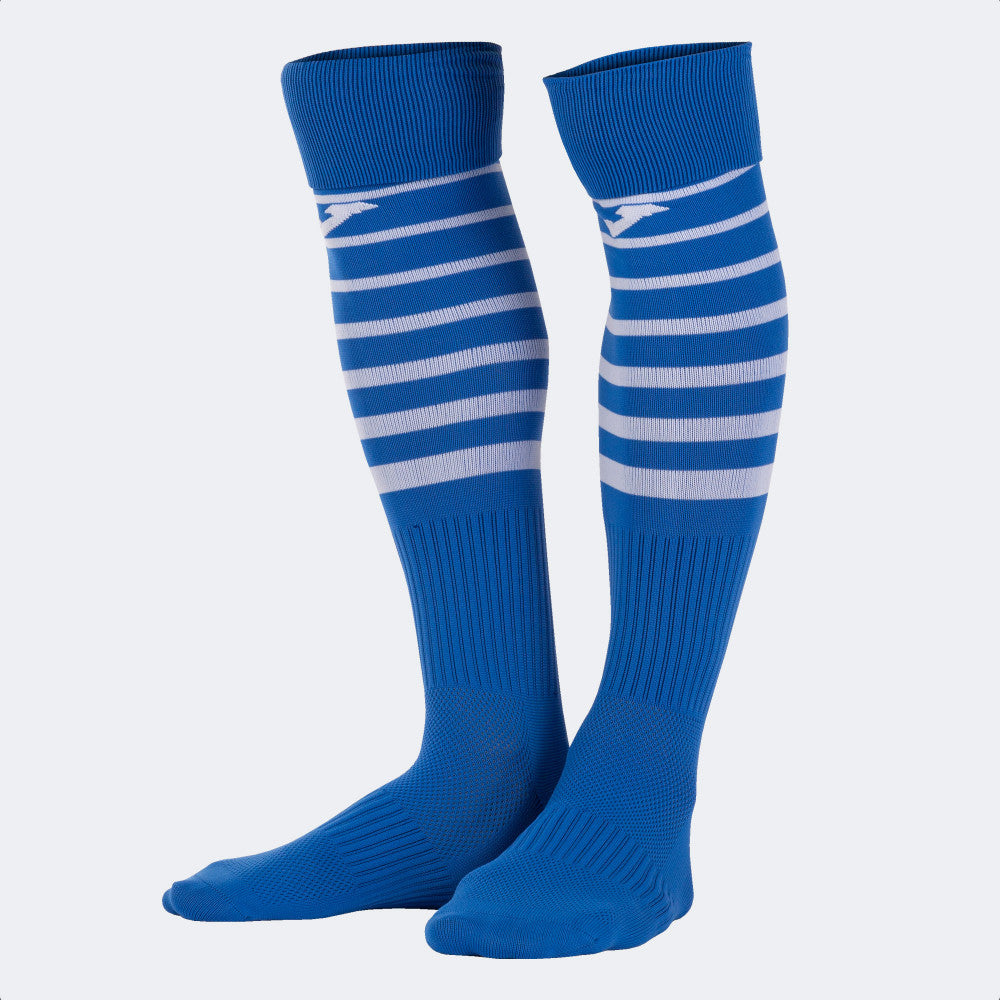 Joma Premier II Soccer Socks - Royal/White - 400897.702-JOMA by Joma | Available at Niky's Sports