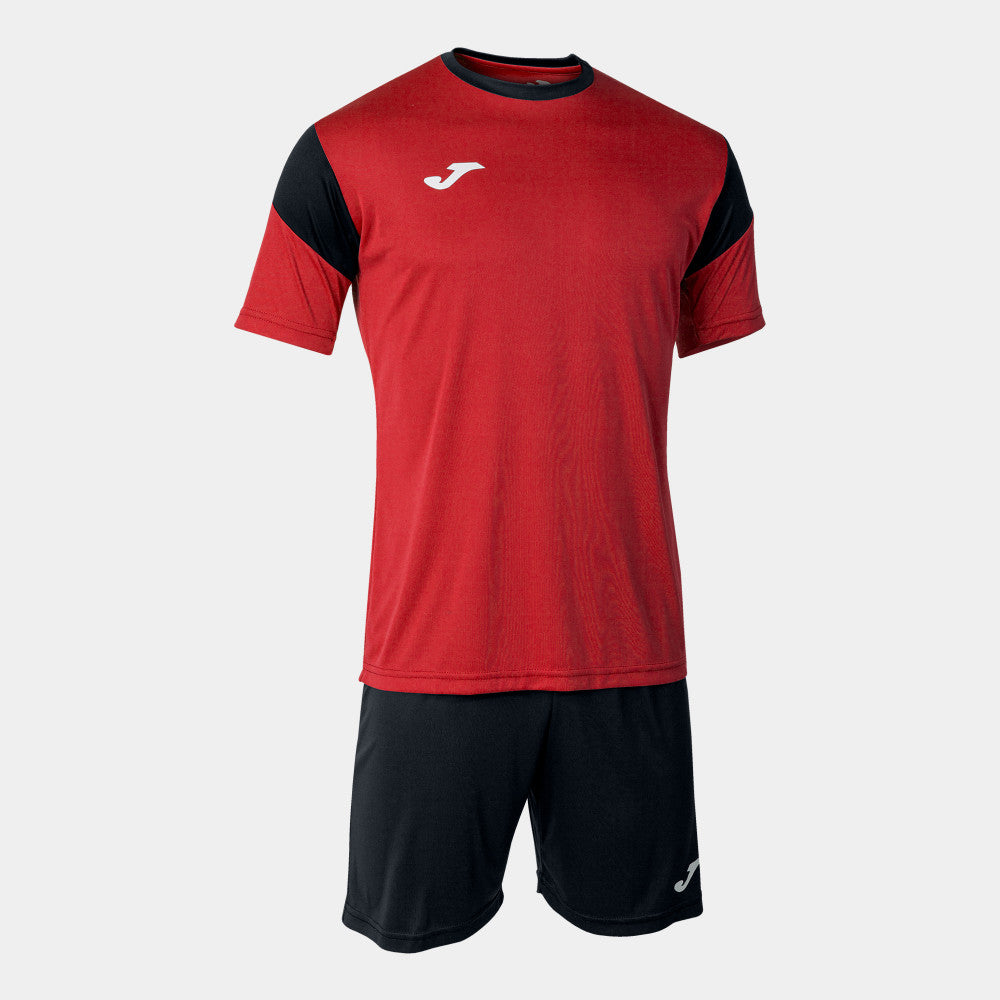 Joma Phoenix Soccer Jersey and Short Set - Red/Black - 102741.601-JOMA by Joma | Available at Niky&#39;s Sports