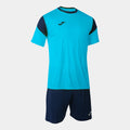 Joma Phoenix Uniform Soccer Set Jersey and Shorts Turqoise/Navy - 102741.013-JOMA by Joma | Available at Niky's Sports