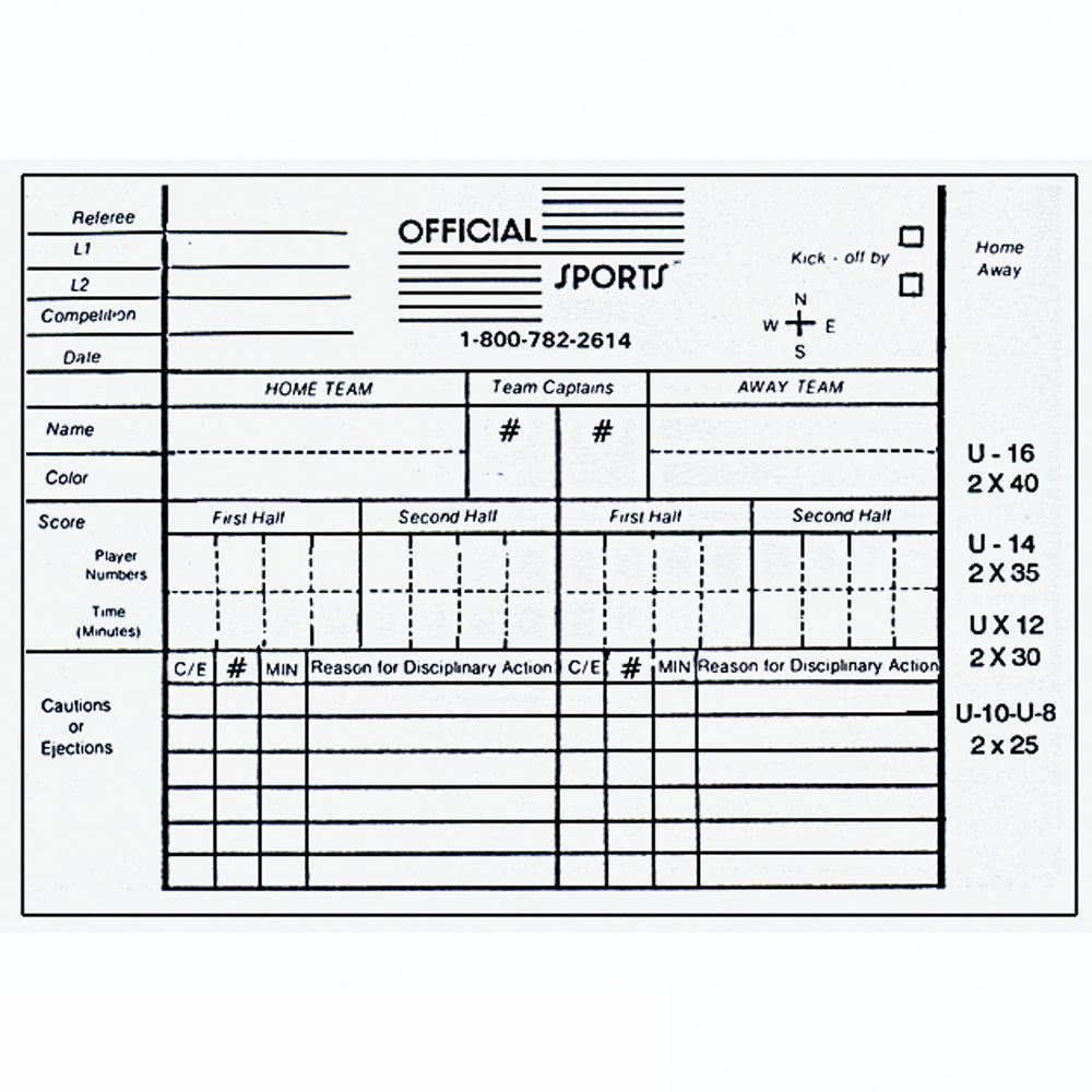Official Sports Data Wallet (Complete) - 2042-OFFICIAL SPORTS by Official Sports | Available at Niky's Sports