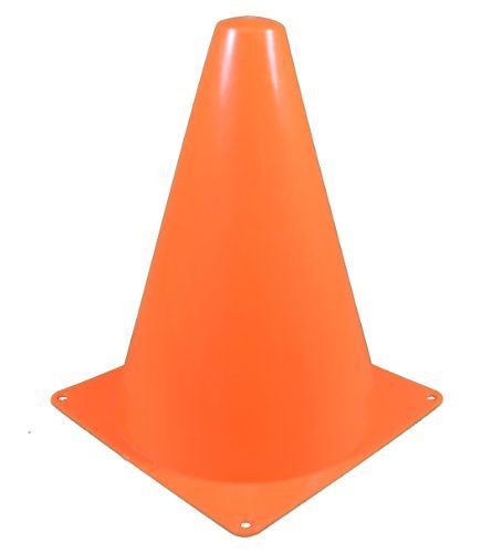 9" Practice Cones Orange