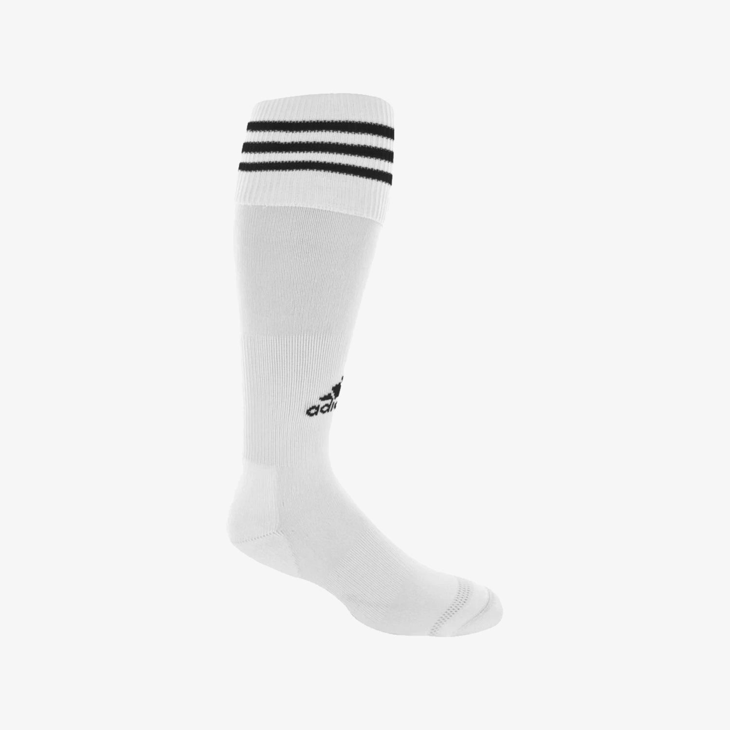 Copa Zone Cushion Soccer Sock White/Black XSmall - 228927-ADIDAS by Adidas | Available at Niky's Sports