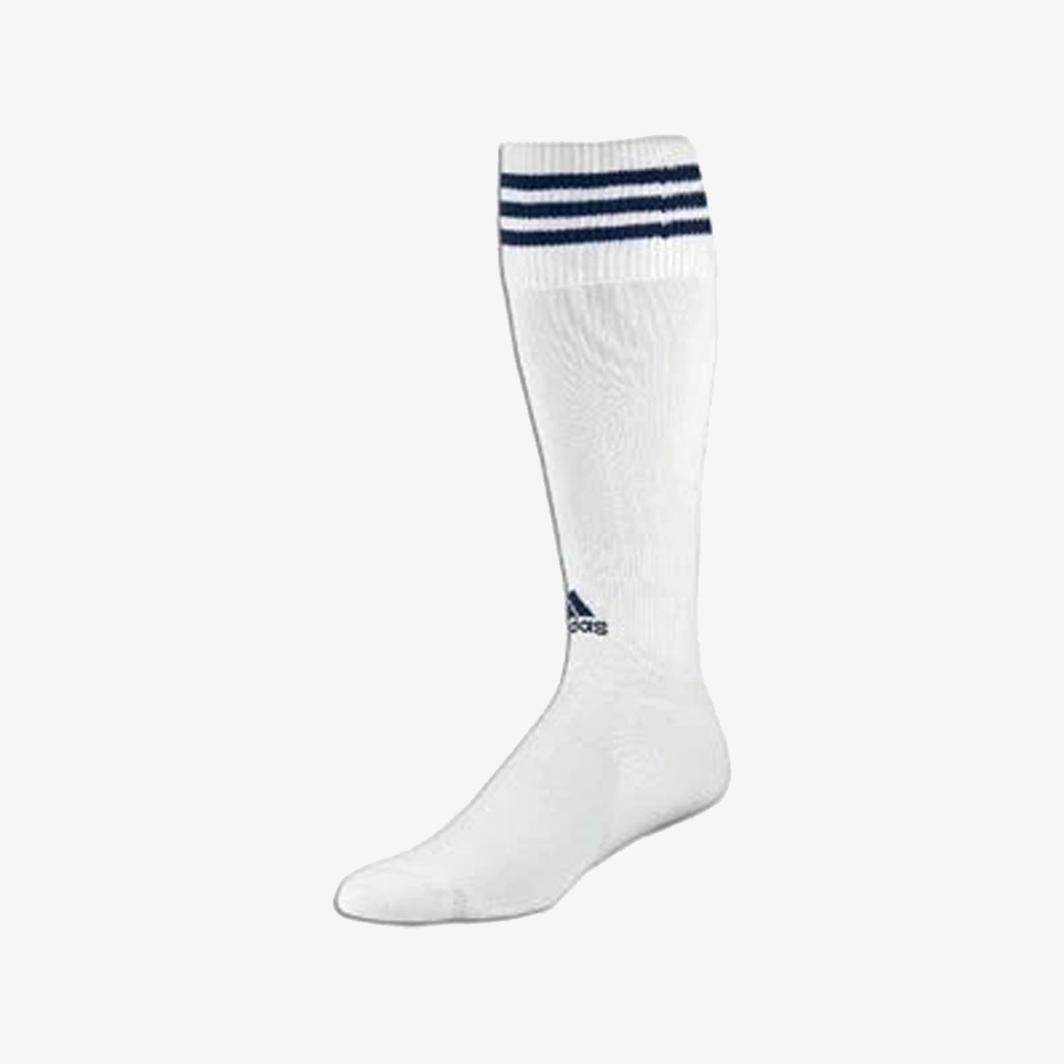 Copa Zone Cushion Soccer Sock White/Navy XSmall - 229258-ADIDAS by Adidas | Available at Niky's Sports